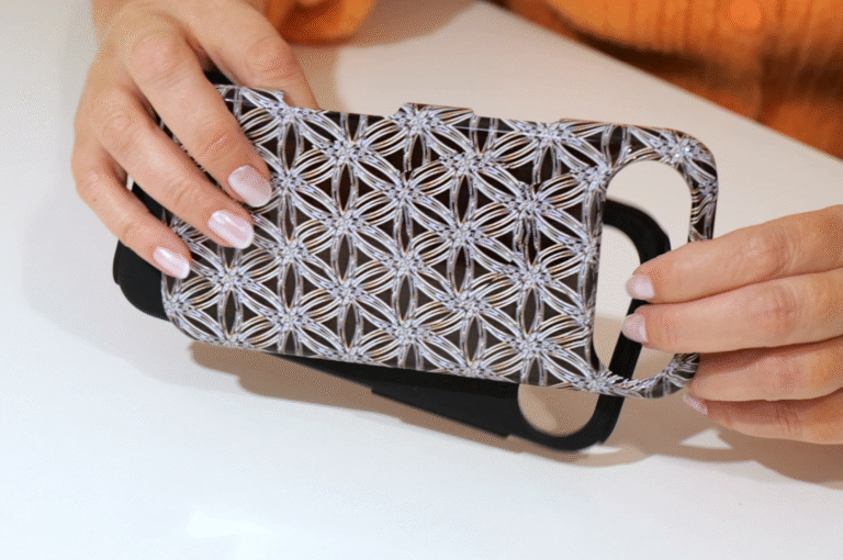 Flower of life 3d stereogram phone case 5