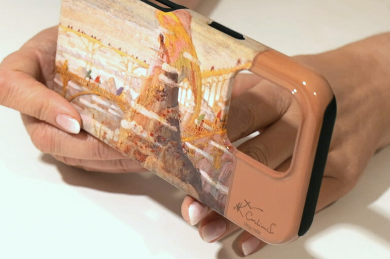 Ciurlionis angelo preliudas phone case 5