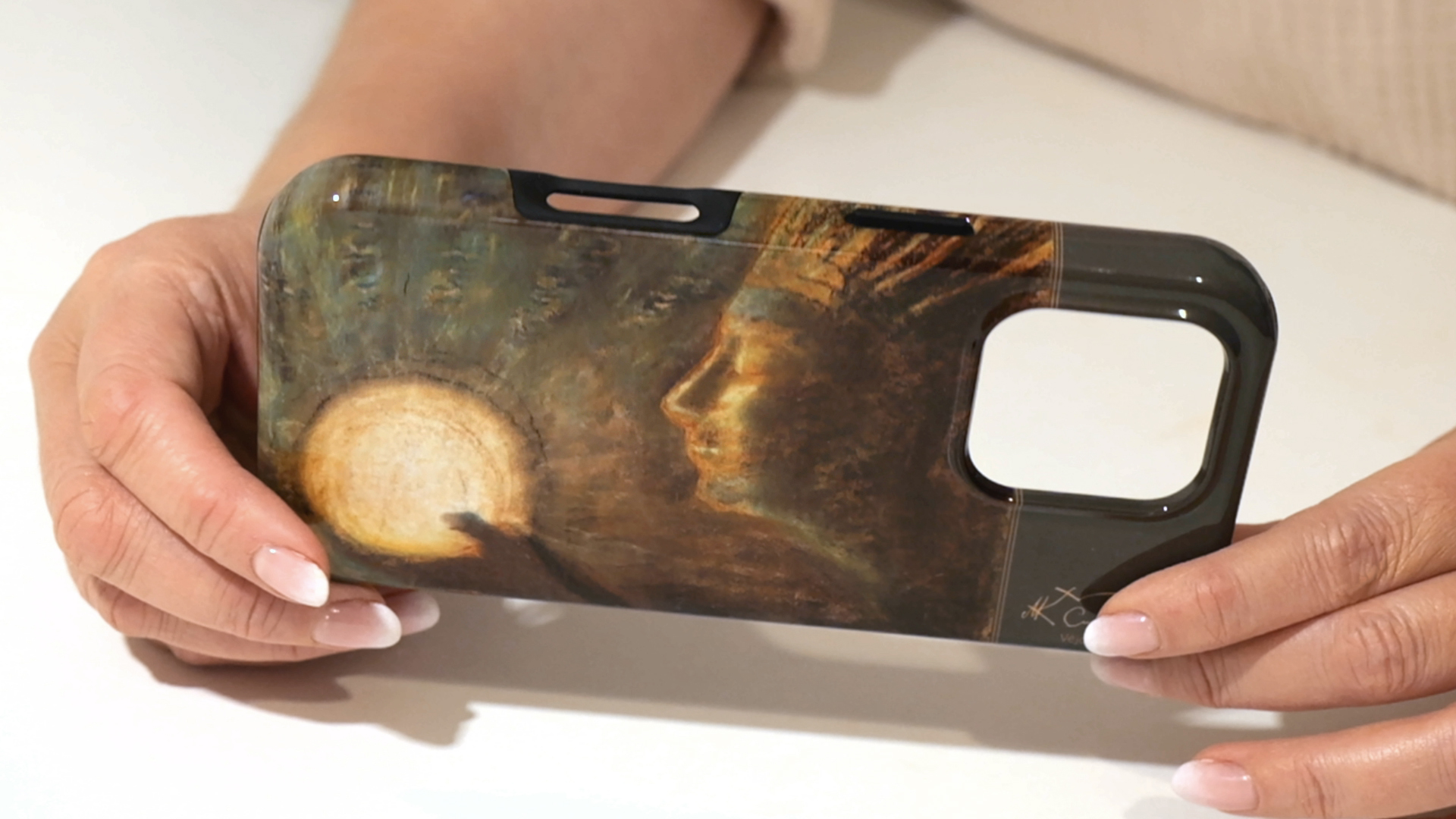 Ciurlionis biciulyste phone case 1
