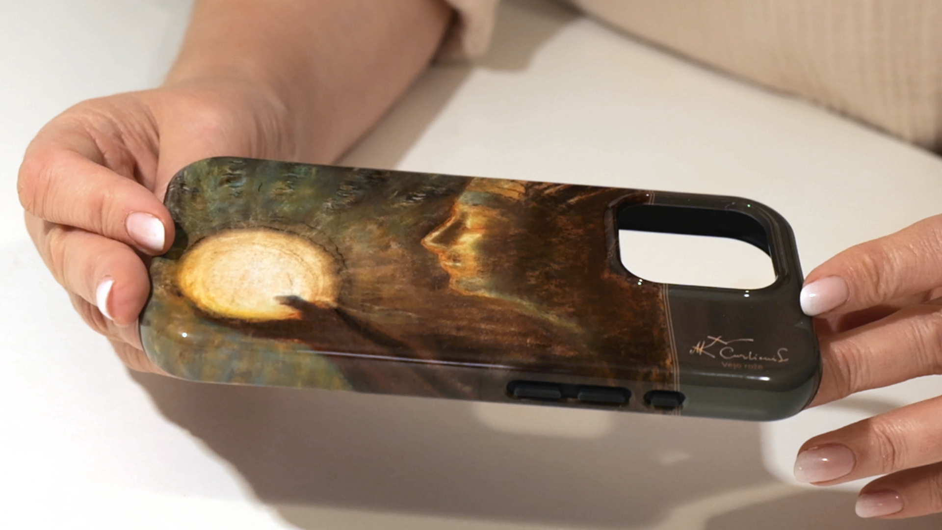 Ciurlionis biciulyste phone case 6