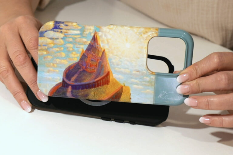 Ciurlionis pilies pasaka phone case 1
