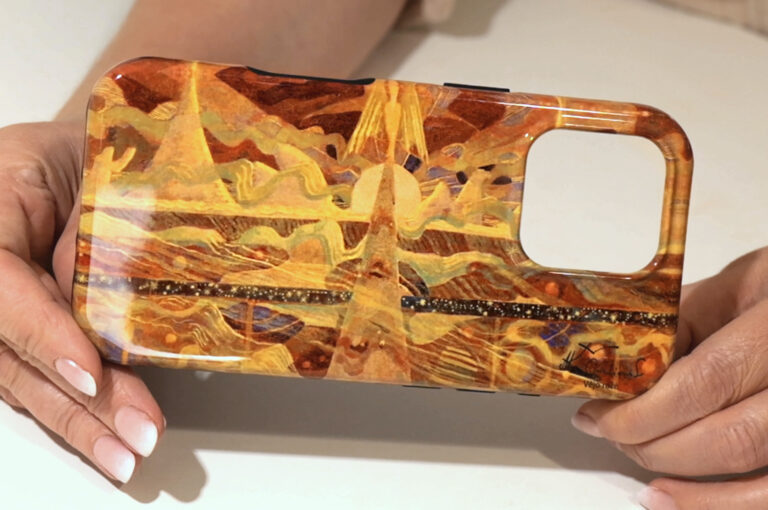 Ciurlionis zvaigzdzių sonata phone case 0