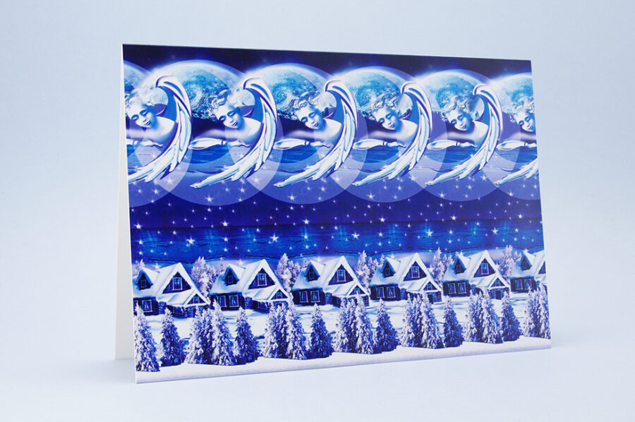 Angels – 3D Stereogram Greeting Card with Envelope